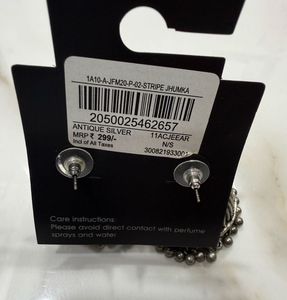 Westside Silver Jhumkas