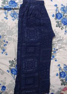 Blue Printed Lounge Pants