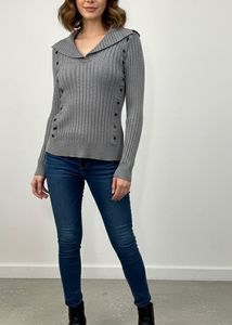 Gray Knit Sweater