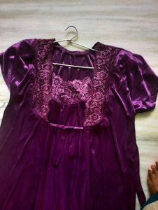 Elegant Purple Nightsuit