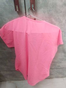 Pink Pocket Blouse/Top