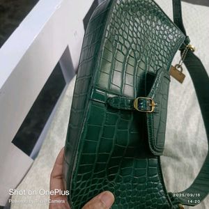 Green Crocodile Handbag