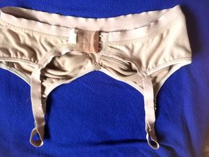 Vintage Beige Bra Girdle