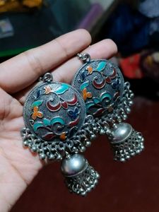 Oxidised Earrings .