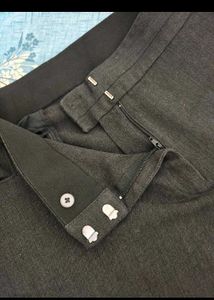 black flared/bootcut formal trousers