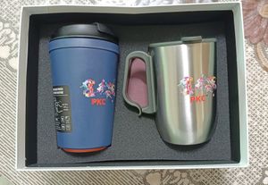Imported Thermo steel Mug + Bottle