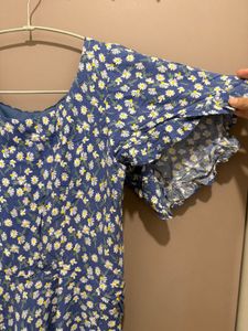 Floral Ruffle Midi Dress