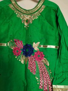 Beautiful Green Colour Salwar Suit With Dupatta 🦋