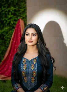 Beautiful Suit With Banarasi Dupatta