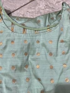 3 Kurta Blue Sky And Cream