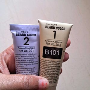 Men's Beard Natural Black Color