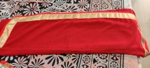 Georgette saree with golden border