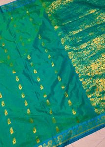 Beautiful Full Shining Pure Silk Saree