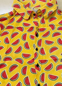 Watermelon Print Shirt