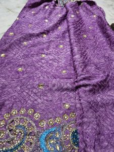 Elegant Purple Saree