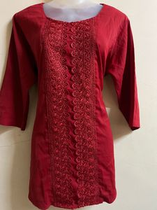 Red Plus Side One Piece