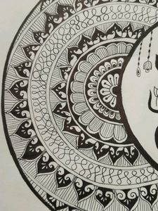 Mandala Art Of God Ganpati