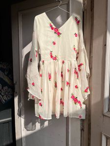 Floral Embroidered dress
