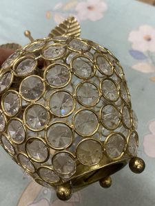 Crystal Apple Decor