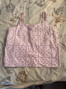 Pink Crop Top