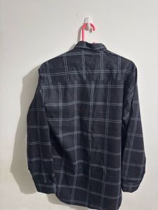 Men&#39;s Black Checked Shirt