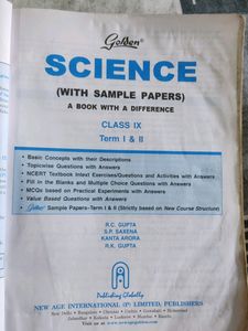 Golden Reference Book For Class 9 Science