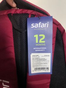 Safari Backpack - Red and Black