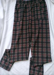 Checked Casual Pants