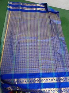 Elegant Blue Saree