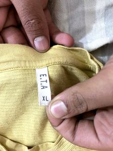 Yellow Plain Tshirt