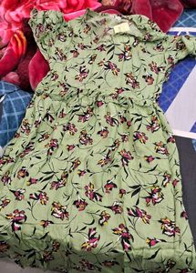 Maternity Cotton Floral Dress For L SIZE