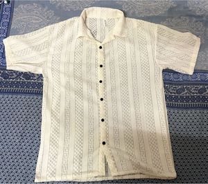 Vintage Style Button-Up Shirt