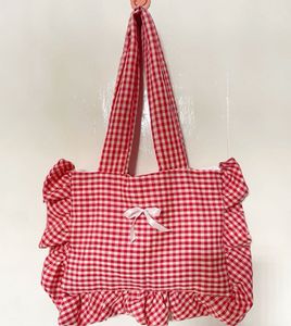 Restock🔥Gingham Tote Bag🍒