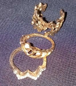 Golden Fingure Rings Combo