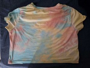 Butterfly Tie Dye Crop Top