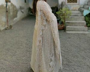 Elegant Grey Kurta Set &amp; Dupatta