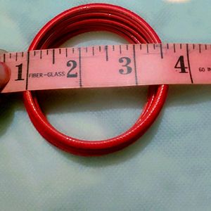 Red Velvet Bangles( 48 Peice)