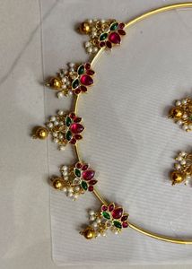 Lotus 🪷 Kundan  Necklace &amp; Earings Set🫶🏻🥰🦋💞