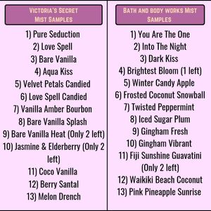 Pure Seduction Mist 10ml Decants Victoria&#39;s Secret