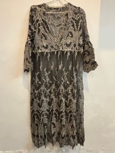 Grey Lace Dress