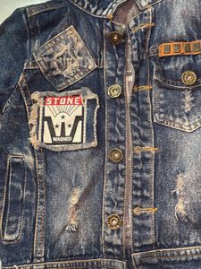 Blue Denim Jacket For Kids