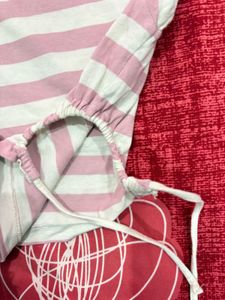 ROADSTER Striped Cropped T-Shirt