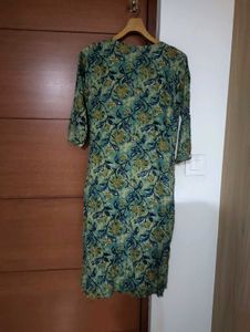 Green Floral Kurta💚