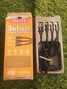 Onlite 3-in-1 Charge Data Cable