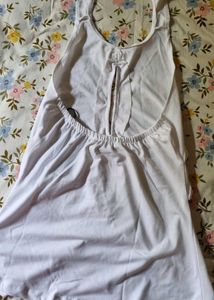 SHEIN White Cutout Halter Top