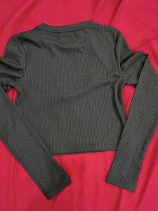 Black Long Sleeve Top