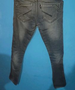 Stylish Jeans with Side Stripe