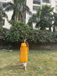 Mustard Yellow Kurti