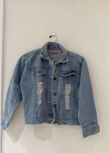 Distressed Denim Jacket
