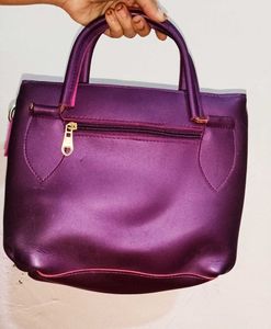 Purple Satchel Bag